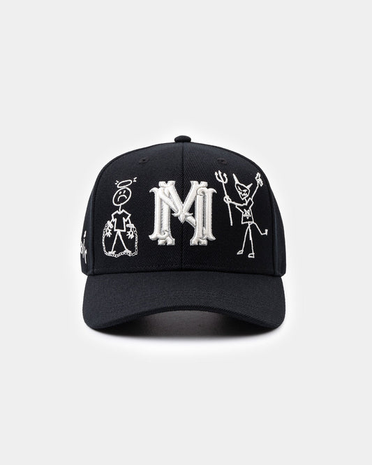 "Say No To The devil" Blazon Italian Wool Hat