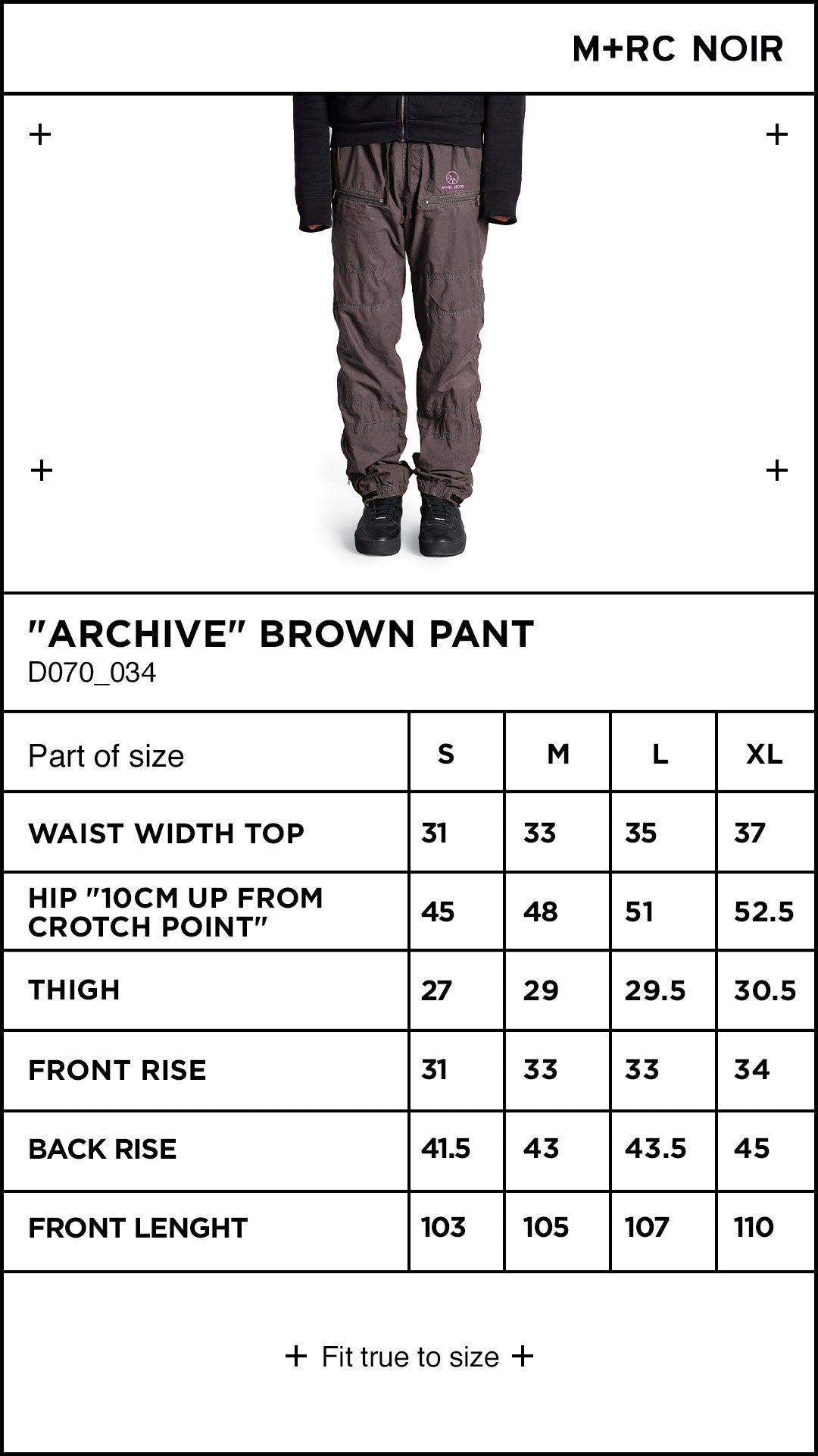 "Archive" Brown Cargo