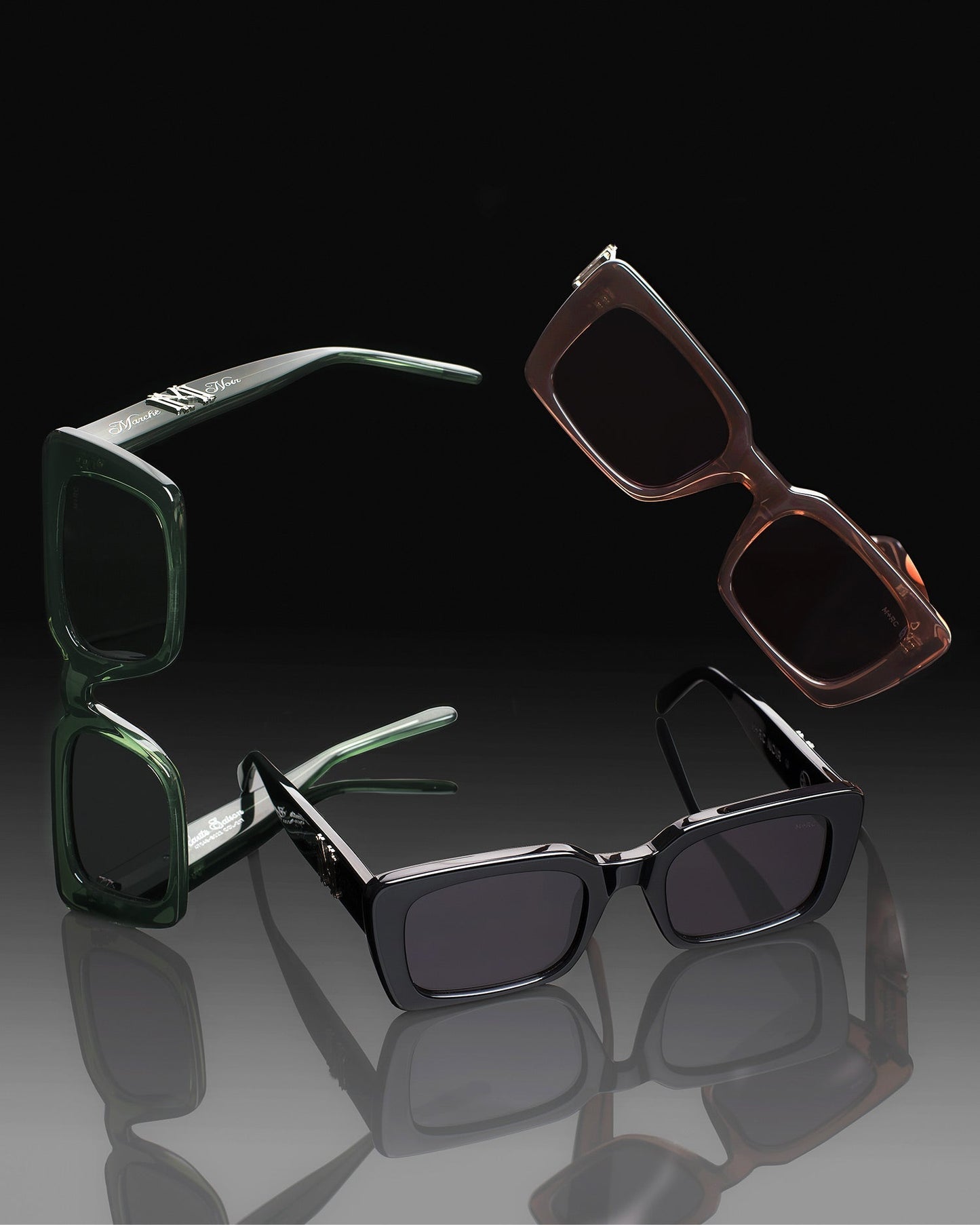 Blazon Butterfly Brown Sunglasses