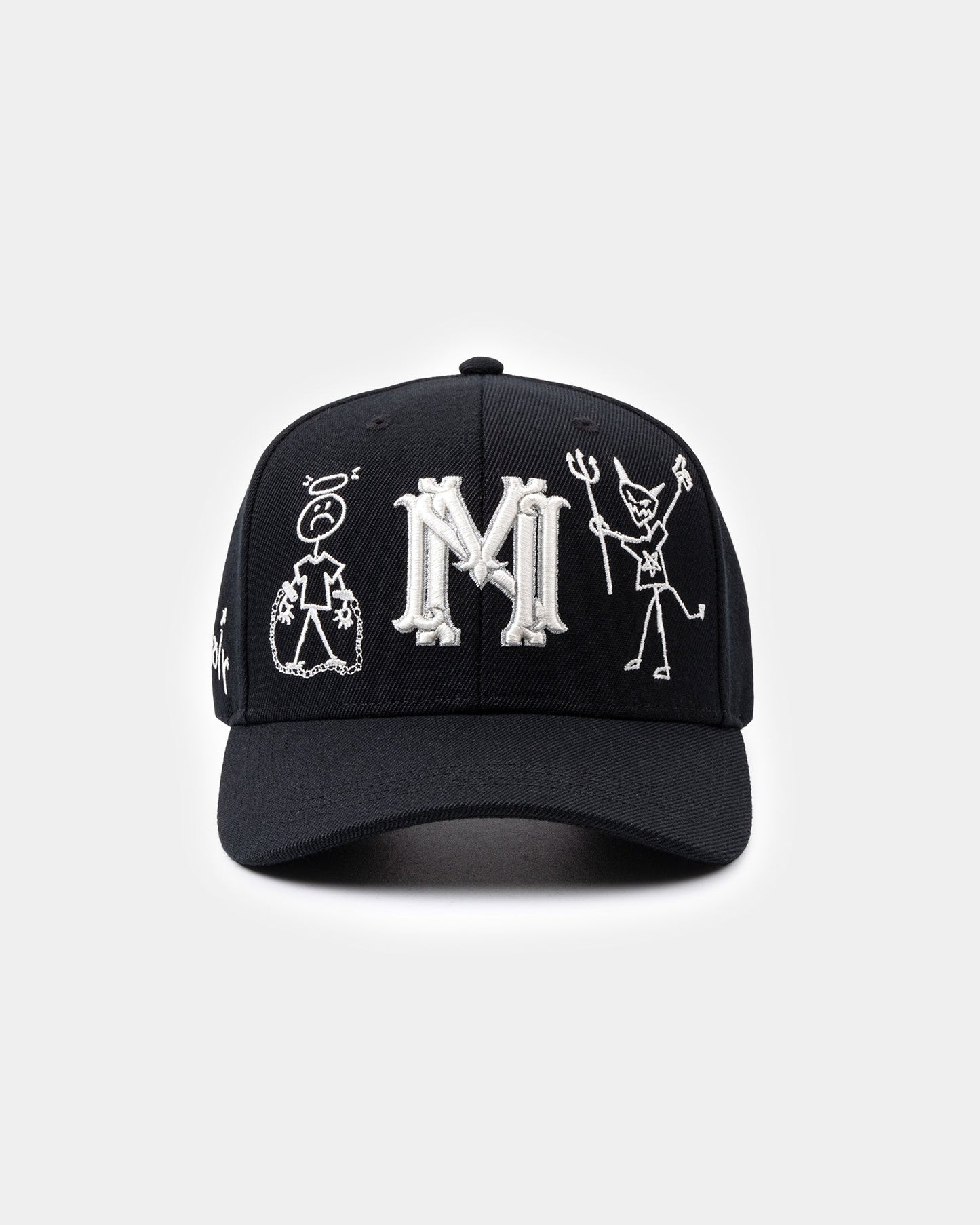 "Say No To The devil" Blazon Italian Wool Hat