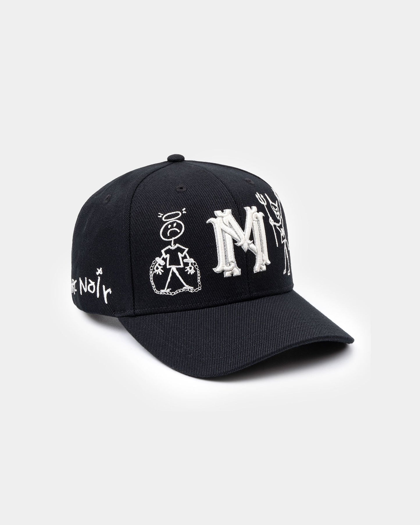 "Say No To The devil" Blazon Italian Wool Hat