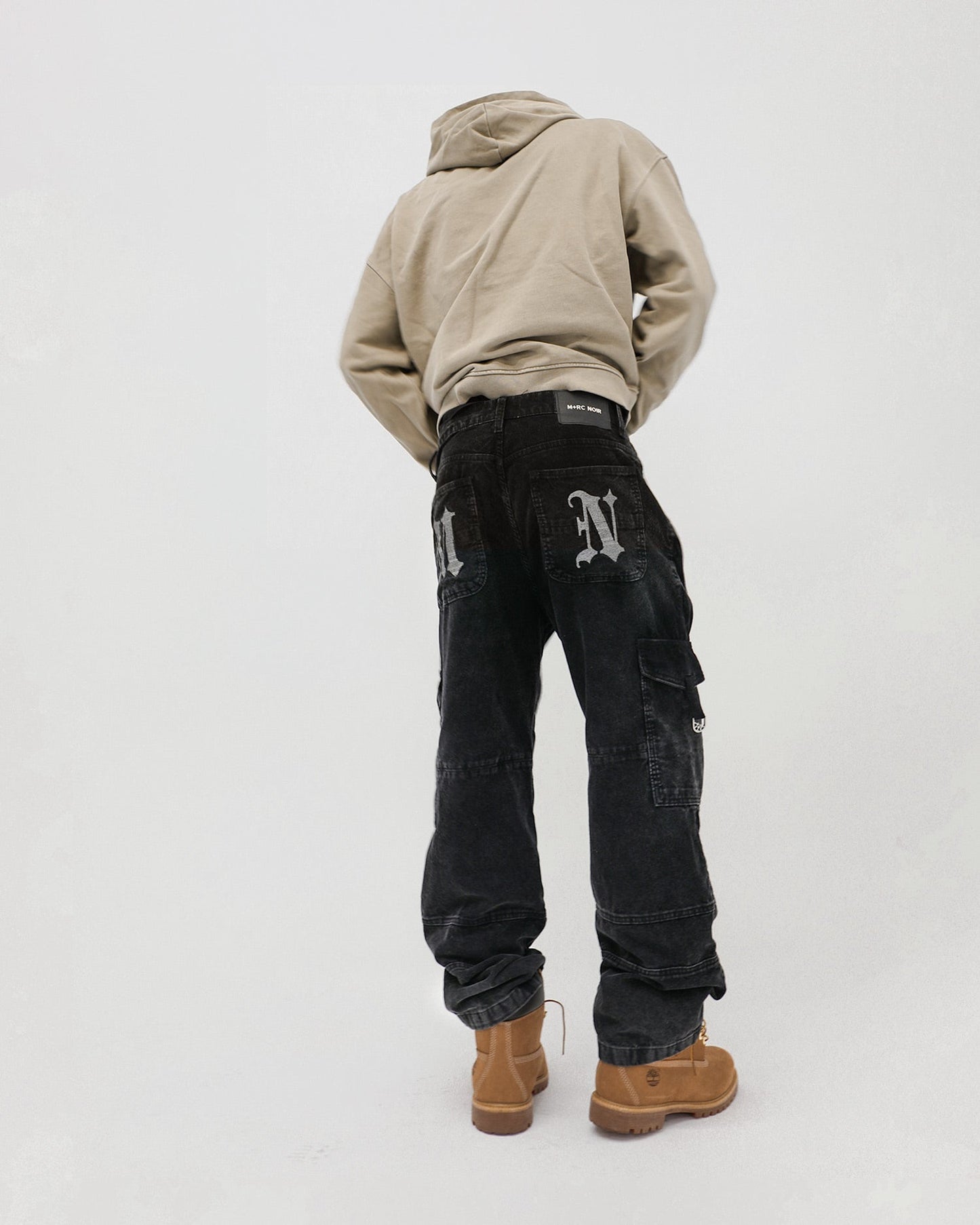 Styx Corduroy Black Cargo Pant