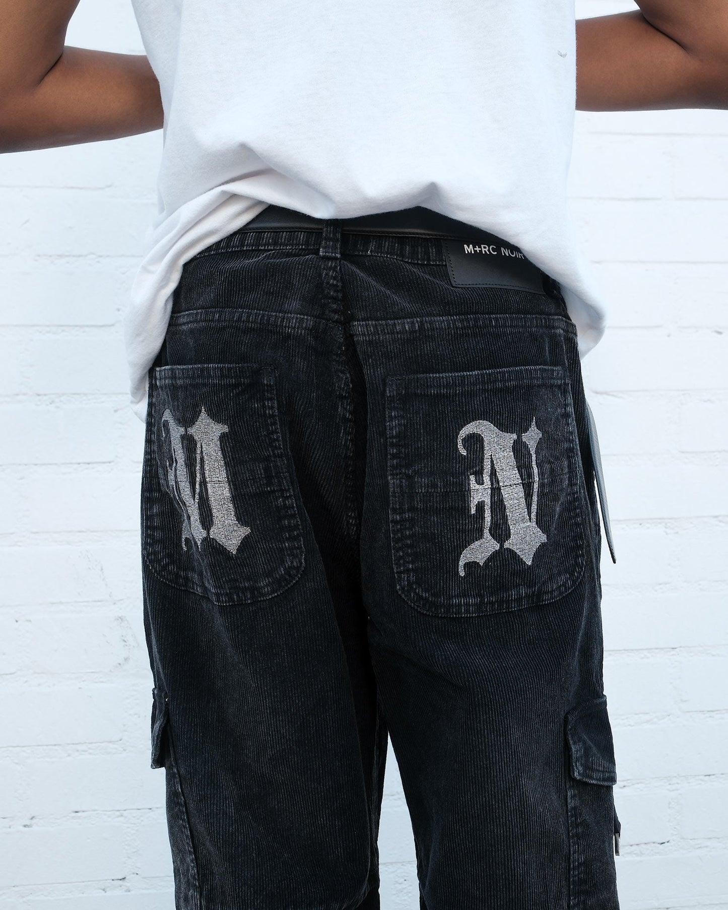 Styx Corduroy Black Cargo Pant