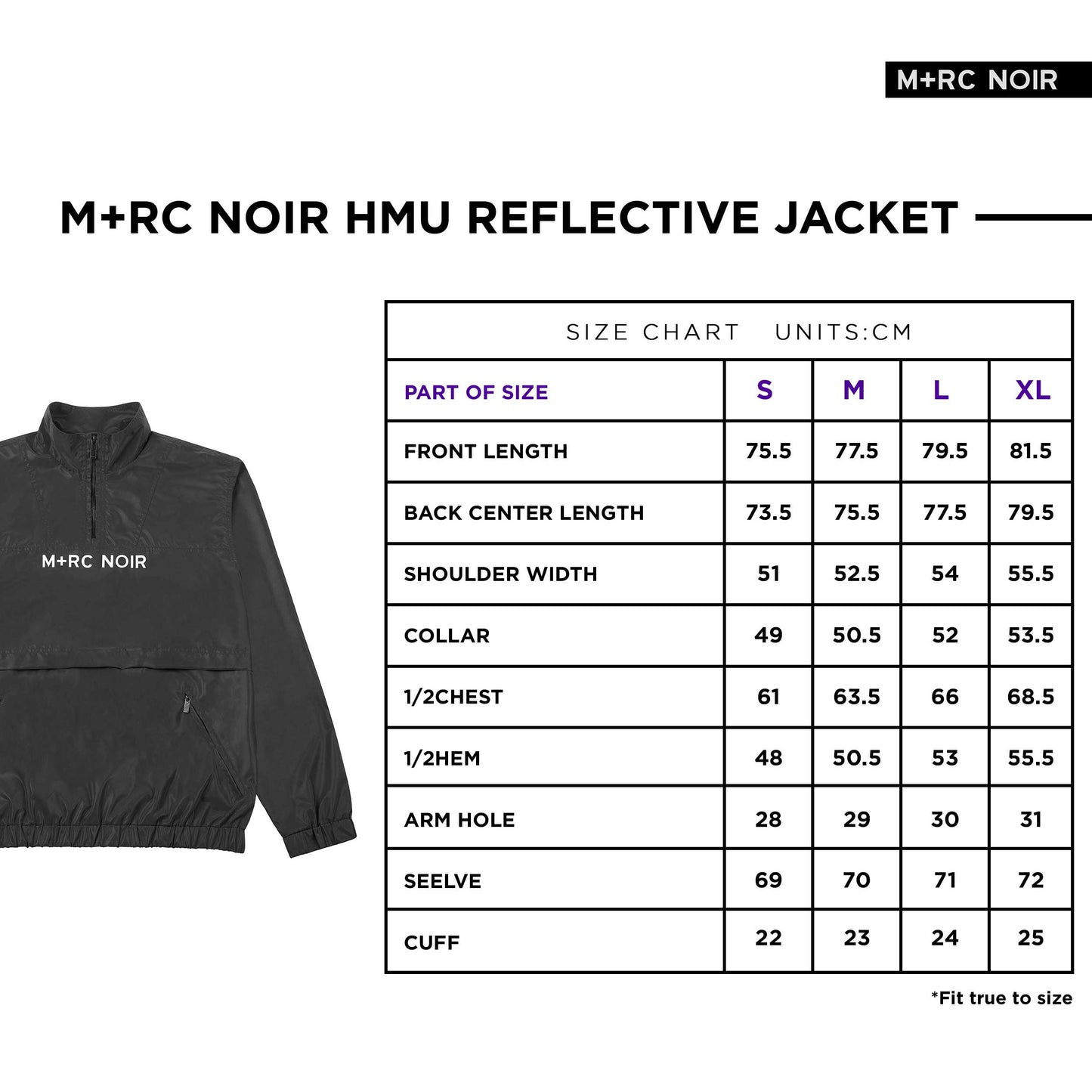 Reflective HMU Jacket - mrcnoir